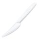 Nôž (PP) 18,5cm (50ks) znovu použiteľný biely