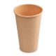 Papierový pohár kraft Ø90mm 510ml `XL: 0,4L/16oz` 50 ks