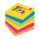 Bločky Post-it Super Sticky `Rio de Janeiro/ Carnival 76x76mm 6 bločkov po 90 lístkov
