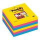 Bloček Post-it Super Sticky CARNIVAL, veľkosť 101x 101 mm, 6 bločkov po 90 lístkov